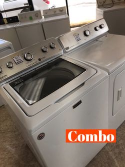 Heavy duty washer and dryer with warranty