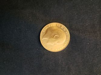 Gold 1903 Sovereign Edwards VII Coin