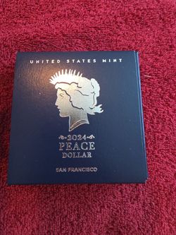 Collectible Coin 2024 -S Peace Dollar