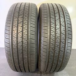 V474  235 55 19 101H  Continental  CrossContact  2 Used Tires 80% - 90% Life 