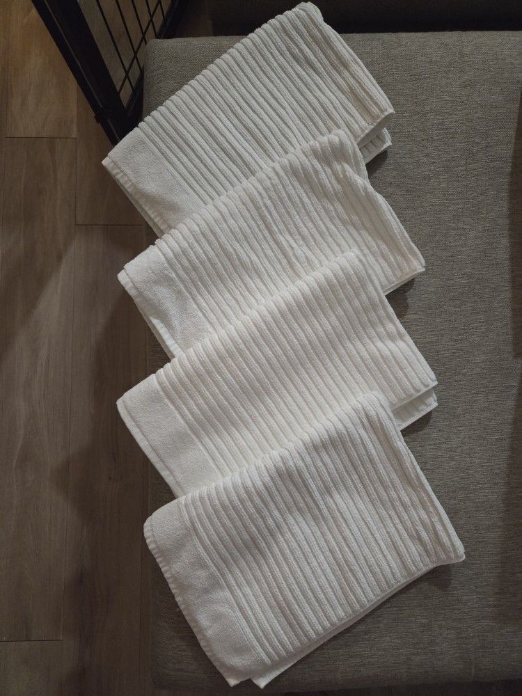 White Bath Floor Mats