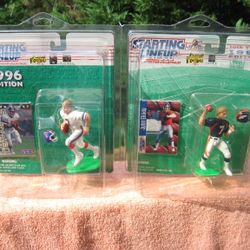 Lot of 2 Starting Lineup John Elway Action Figures 1996 &1997 In ProTech Cases
