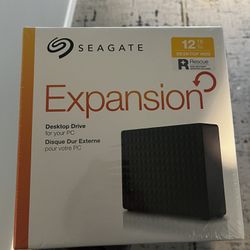 SeaGate 12TB external Harddrive