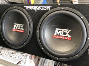 New And Used Car Audio For In Newport Beach Ca Offerup Mtx Terminator 12 Inch Dual Car Subwoofer Subs Plus 2000 Watt Amp 800 Speaker