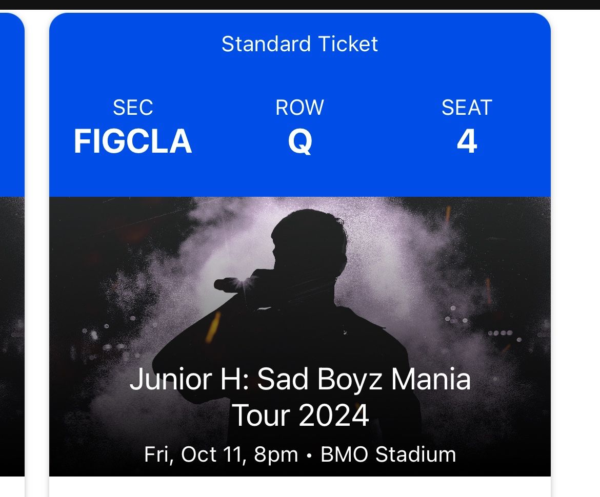 Junior H 2 Tickets BMO Stadium Friday