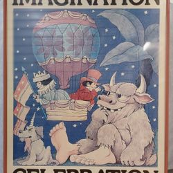 Maurice Sendak Imagination Celebration Framed 1987 Poster.