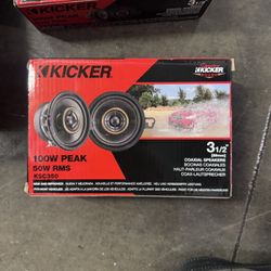Kicker speakers