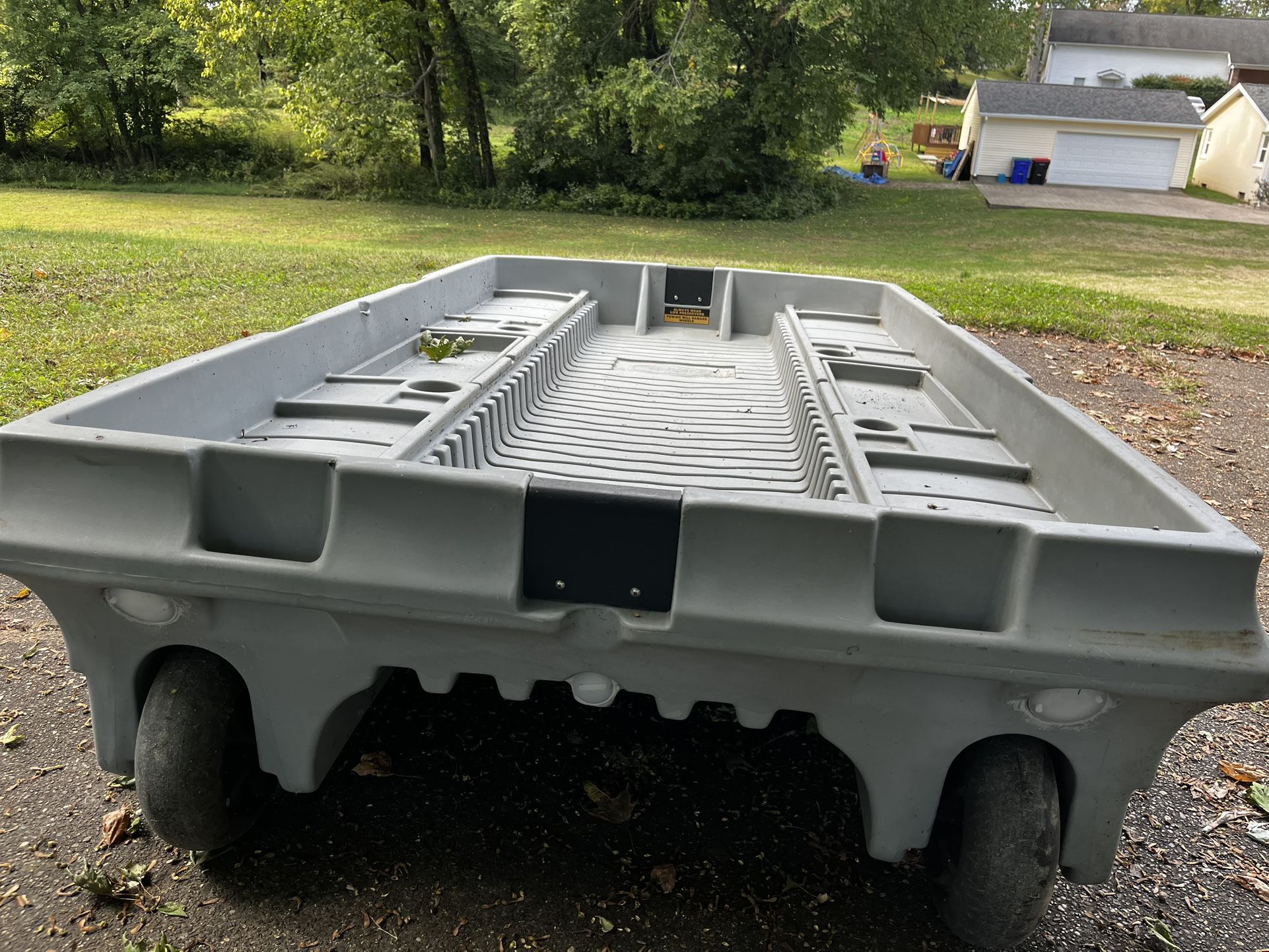 Compact Polyethylene "Bass-Baby" Boat