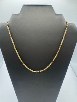 14KT Yellow Gold Turkish Link Chain