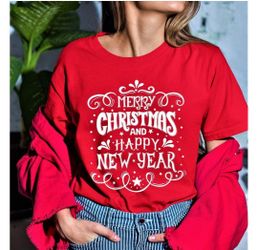Merry Christmas T-shirt Red