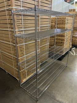 Brand New 72" NSF Heavy Duty Metal Wire Racks - Industrial Grade