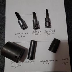 Snap-On usa tools  bundle sockets mix 6piece