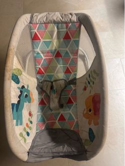 baby bassinet with a reclining/rocking