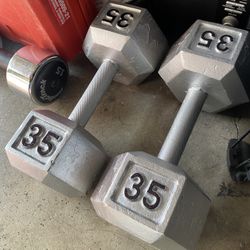 Dumbbell Set - 35 Lbs