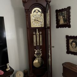 Grandfather Clock Ridgeway Vintage 