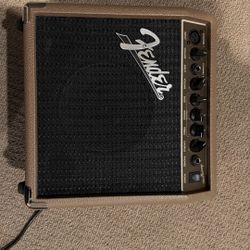 Fender Acoustasonic 15 Amp With Guitar Cable