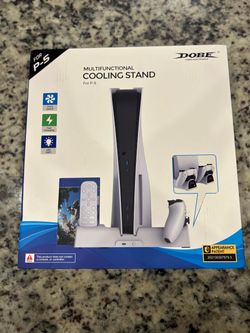 NEW SEALED DOBE PS5 Multifunctional Cooling Stand – White