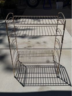 Vintage record rack