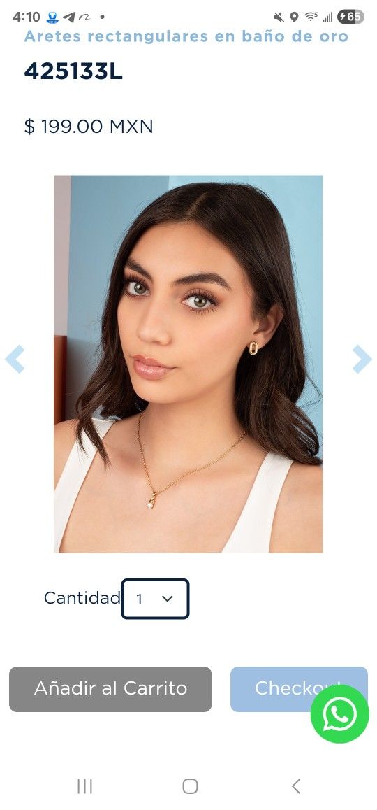 18k Gold Plated Hoop Earrings Rectangle Thick Chunky Women Jewelry