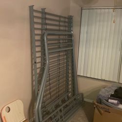Twin Top Full Bottom Bunk Bed Set With Ladder