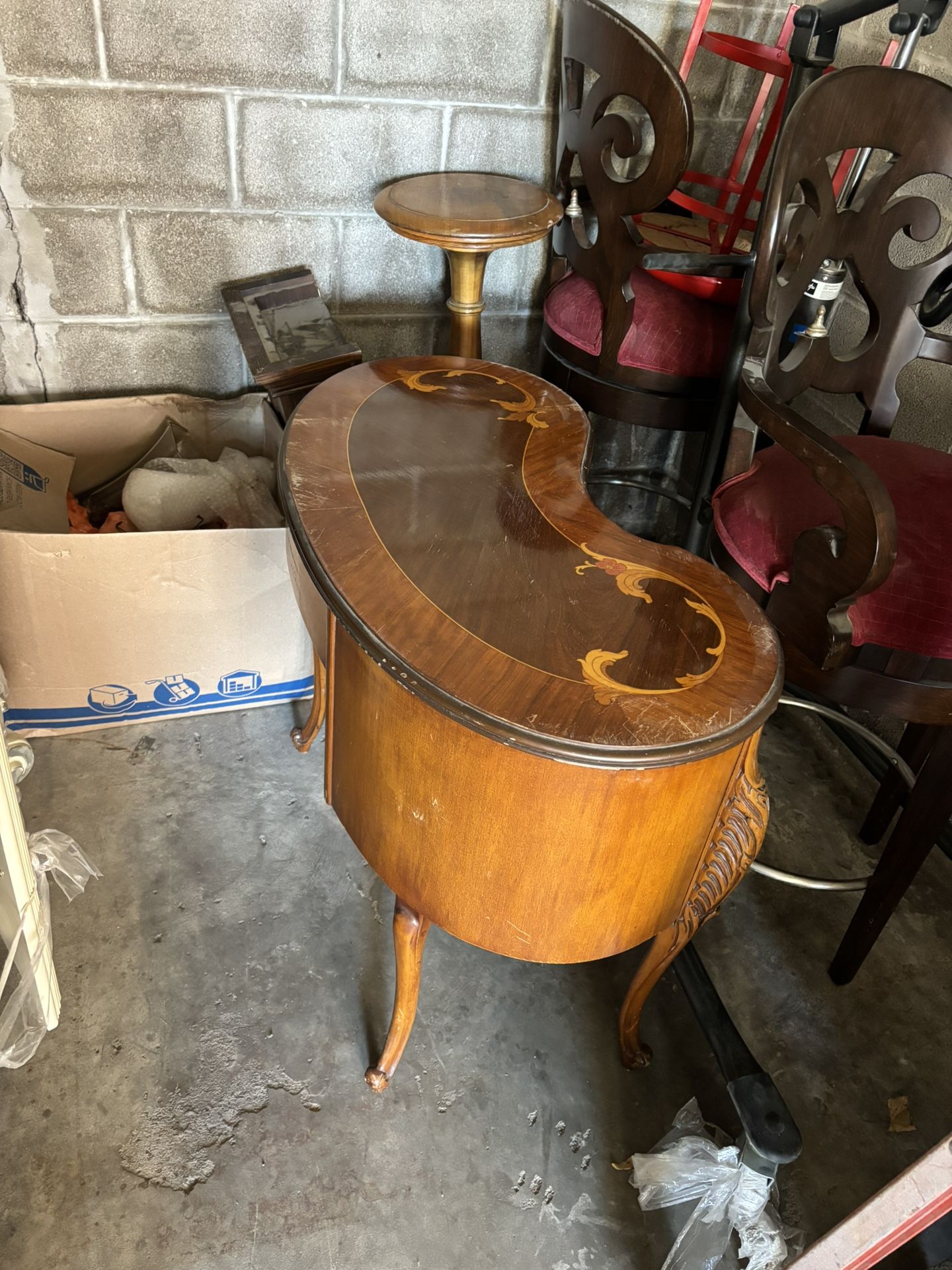 1940 2 Drawer Continental Marquetry Worth $2,300.00 Sacrifice $500.00