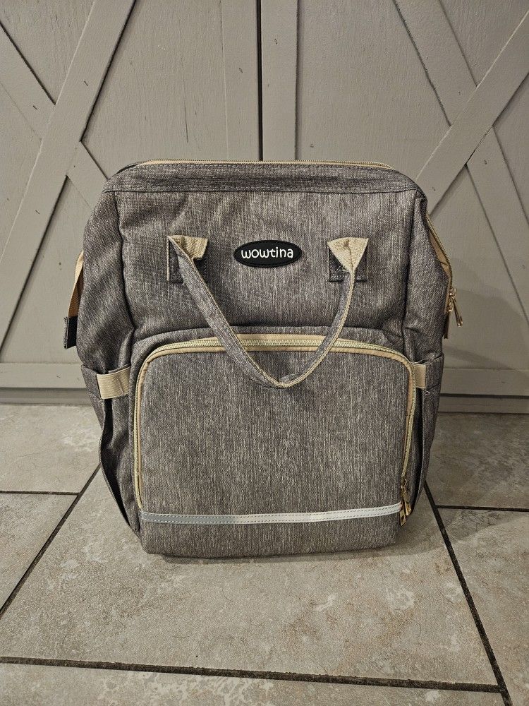 Diaper Bag With Changing Station