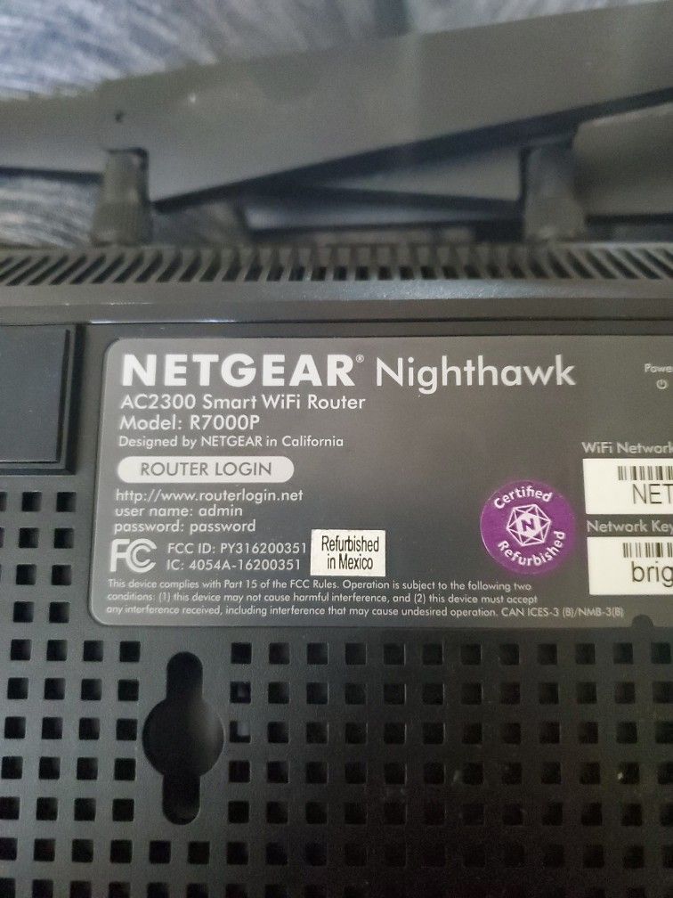 Netgear Nighthawk ModelR7000P