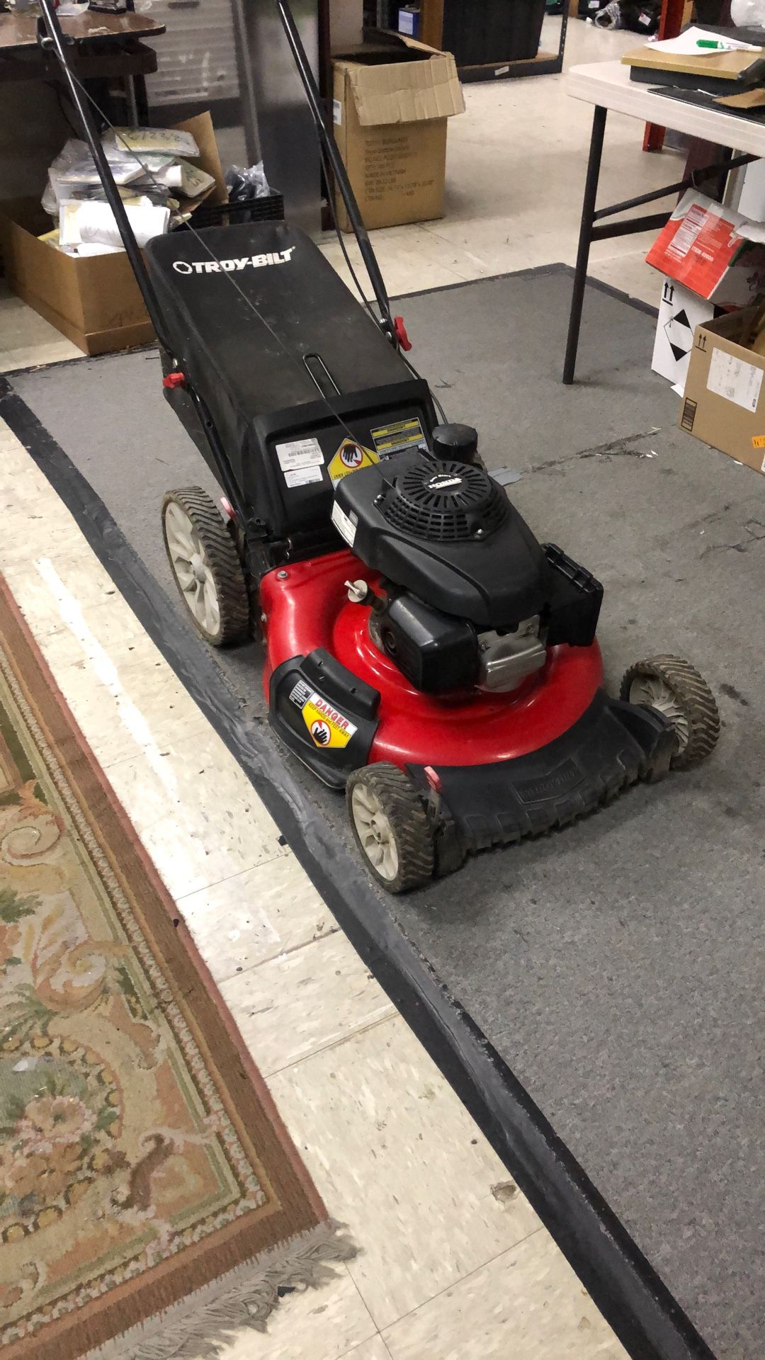 96091 Troy Bilt 11a-b2aq723 Used Push Behind Gas Powered Lawn Mower 576214