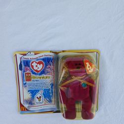 BRAND NEW BEANIE BABY 2000 MCDONALD'S  MILLENNIUM,  THE BEAR