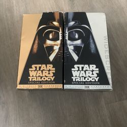 Star Wars Trilogy Full  VHS Collectibles Set (6 Tapes)