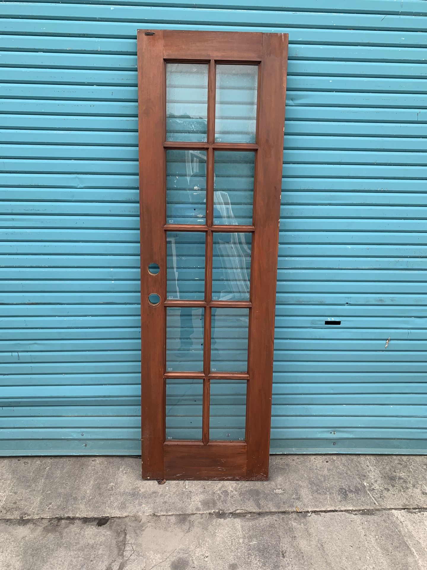 Tempered glass exterior door 24x78.5