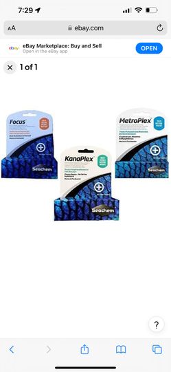 Seachem 3 Piece Treatment Kit, 1-Focus, 1-Metroplex, and 1-Kanaplex 5 Grams Each