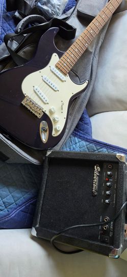 Electric guitar w/amp