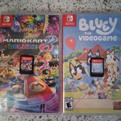 Mario Kart Deluxe 8 / Bluey