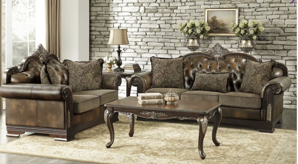 Black And Tan Sofas