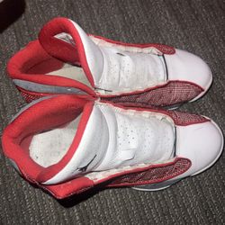 Red Flint Retro Jordan 13s 