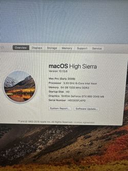 MacPro 13.33 GHz 6-Core Intel Xeon