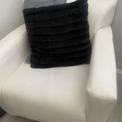 2 White Chairs