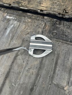Odyssey Sabertooth mallet putter, 35 inches, with a SuperStroke grip