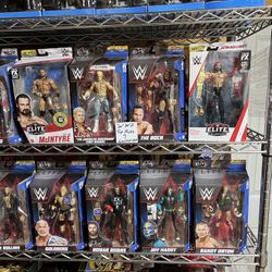 Mix Bag Of Nib Wrestling Figures Stating At $15 And Up