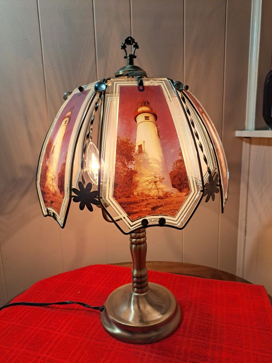 Vintage Touch Lamp Lighthouse "OK Lighting" Accent Table Night Light