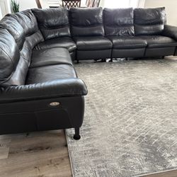 Sectional Top Grain Leather Couch- 8 Seater 
