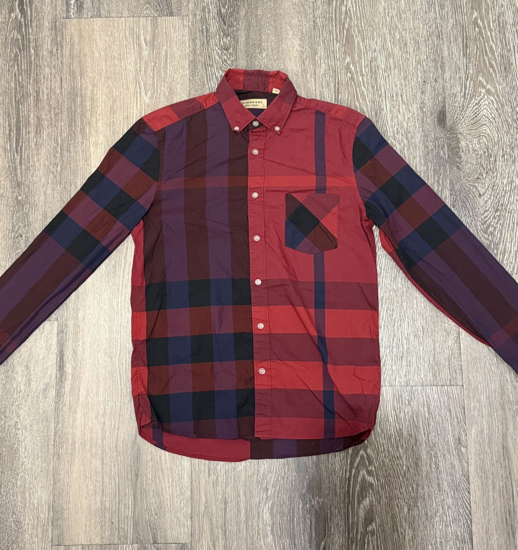 Burberry Checkered Cotton Flannel
