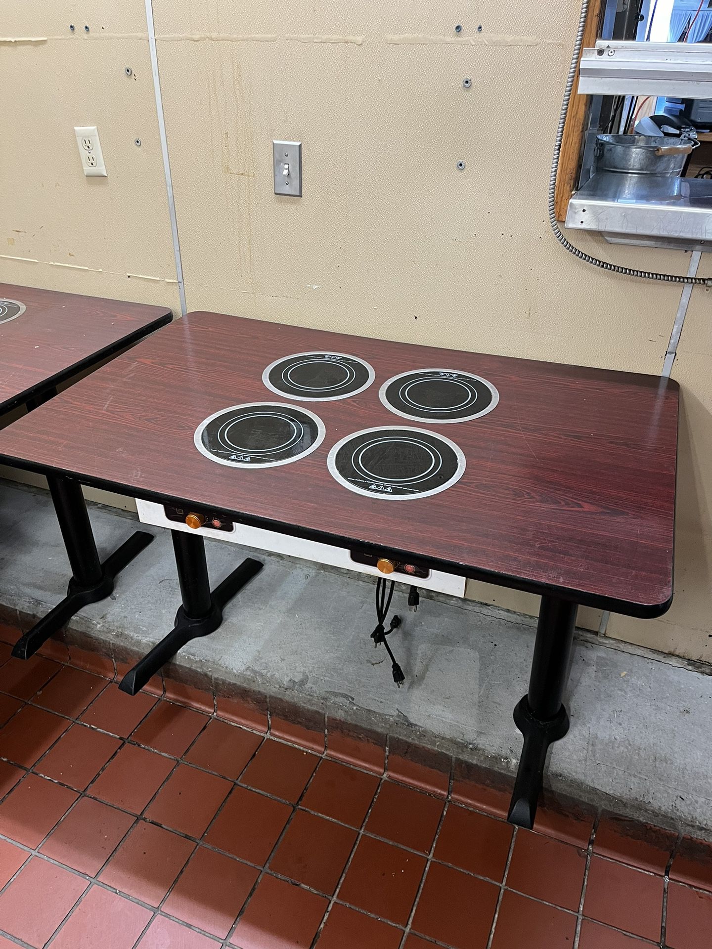 Electric Burner Table 
