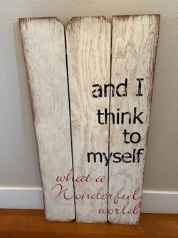 Wall sign