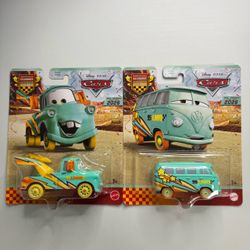 Disney Pixar Cars Race to Celebrate Tow Mater and Fillmore