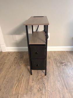 Night stand led with outlets