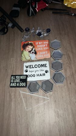 Metal Signs, Mirrors Bracket Etc