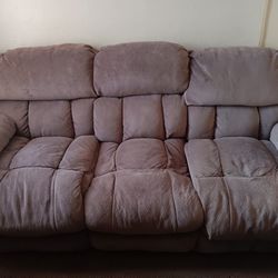 couch and recliner