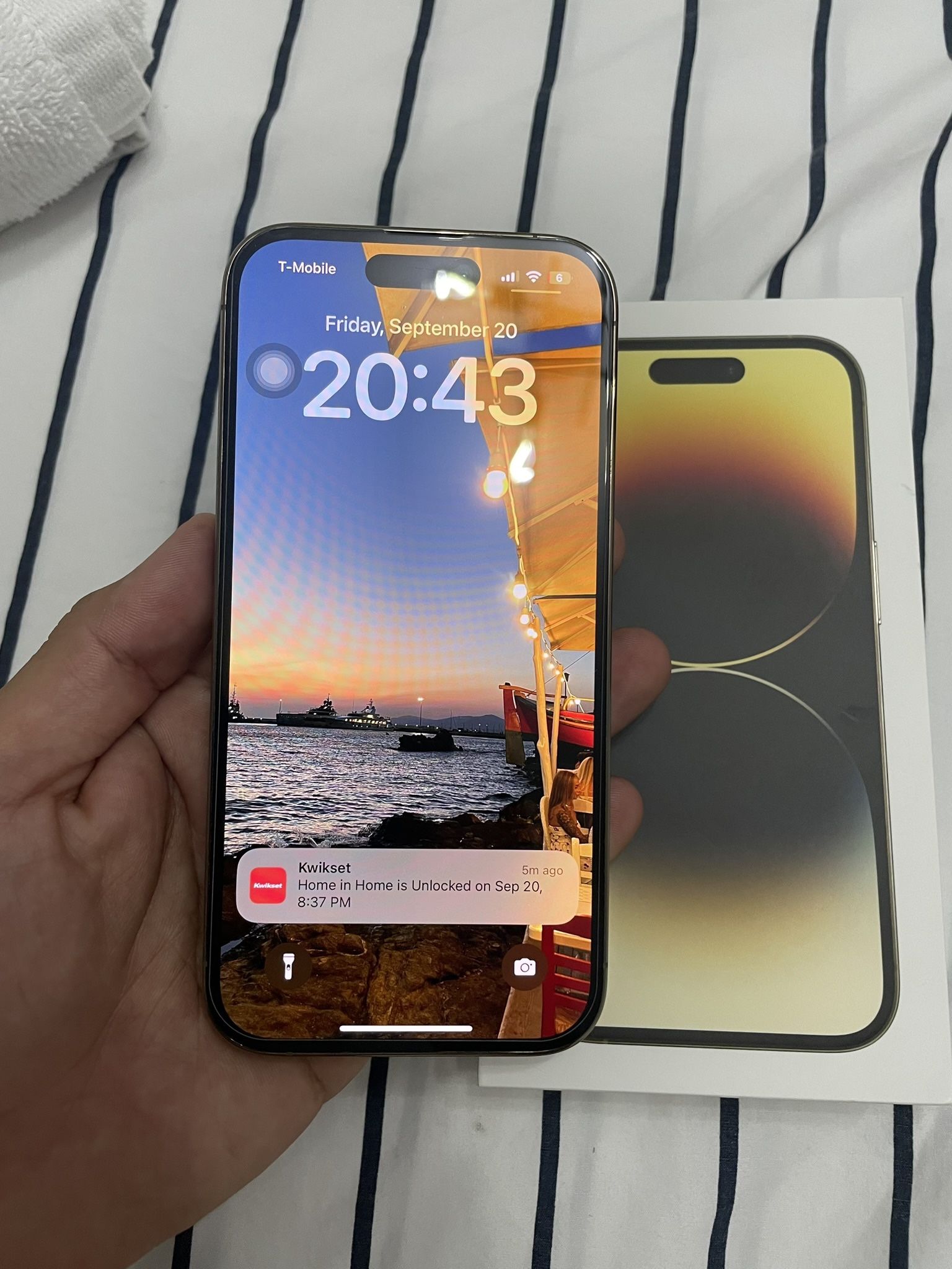 iPhone 14 Pro Gold Like New In Box